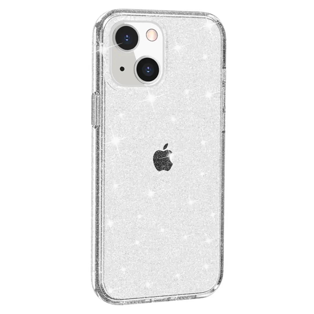 iPhone 14 Plus Fleck Glitter Case Clear